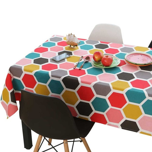 Table Tablecloths Linen Party Decorations