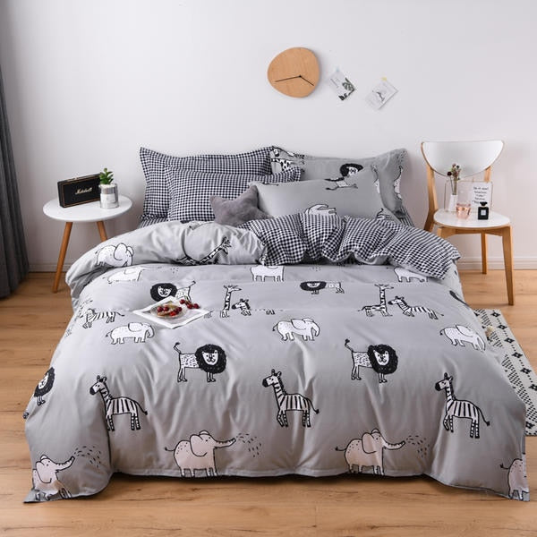 Home Textile Lattice Duvet Cover