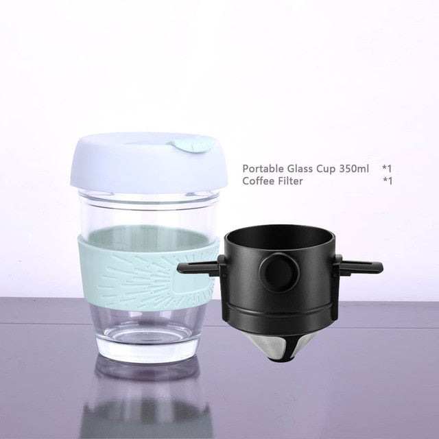 Coffee Filter Portable Drip Holder Funnel