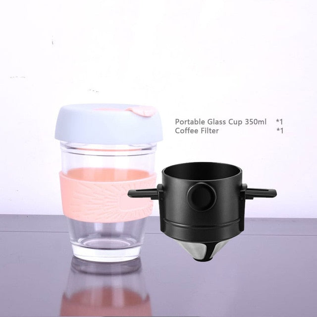 Coffee Filter Portable Drip Holder Funnel