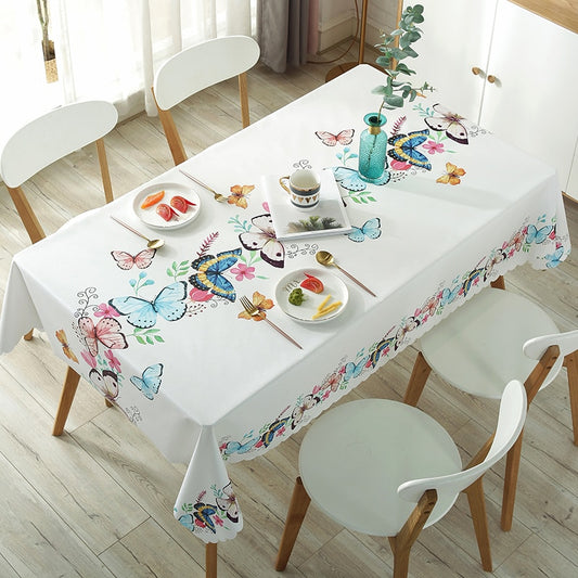 Plastic PVC Oilproof Tablecloths Table Cover