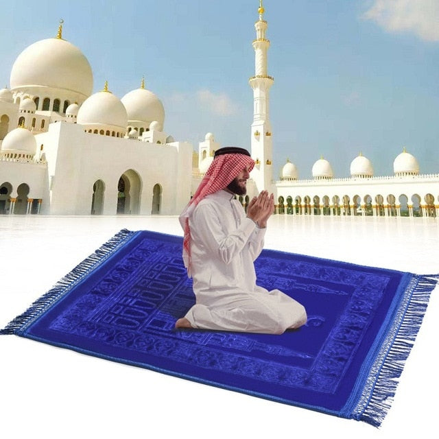 Thick Soft Muslim Prayer Mat Rug