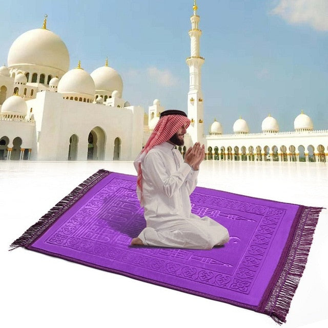 Thick Soft Muslim Prayer Mat Rug