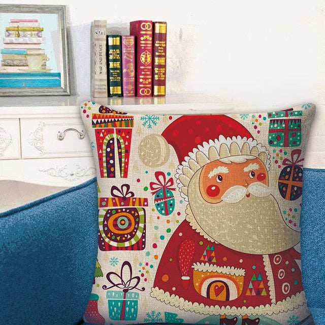 Christmas Decoration Cushion Cover