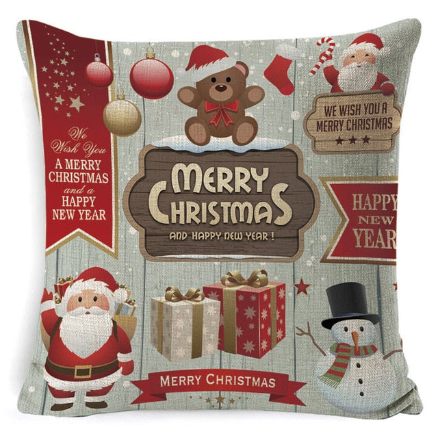 Christmas Decoration Cushion Cover