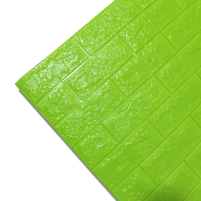 3D Wall Stickers Brick Waterproof Self-adhesive