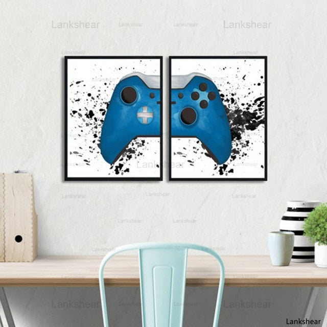 Wall Pictures Gamer Room Decor Painting Pictures Art Posters