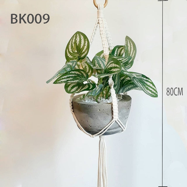 100% handmade macrame plant hanger pot