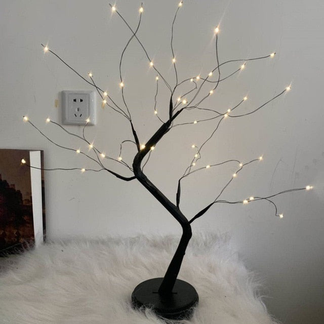 USB Fire Tree Light Copper Wire Lamps