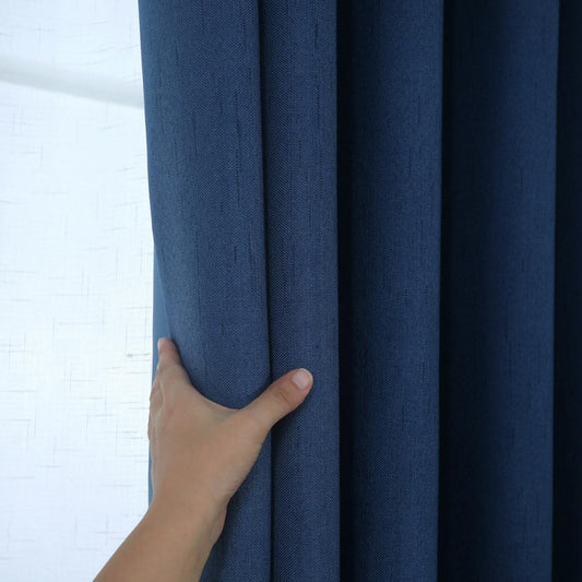 Thicken Blackout Curtains Nordic Style Bedroom