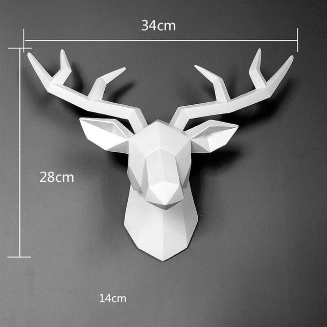 3D Head Statue Sculpture Wall Decor