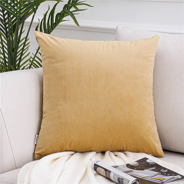 Velvet Pillowcases Soft Cushion Covers