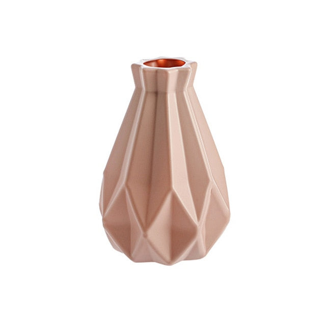 Plastic Vase Home Imitation Ceramic Pot