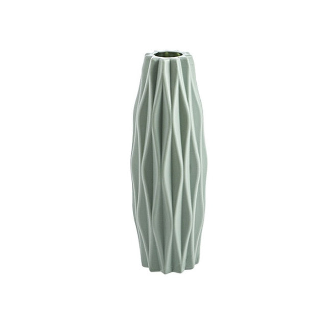Plastic Vase Home Imitation Ceramic Pot