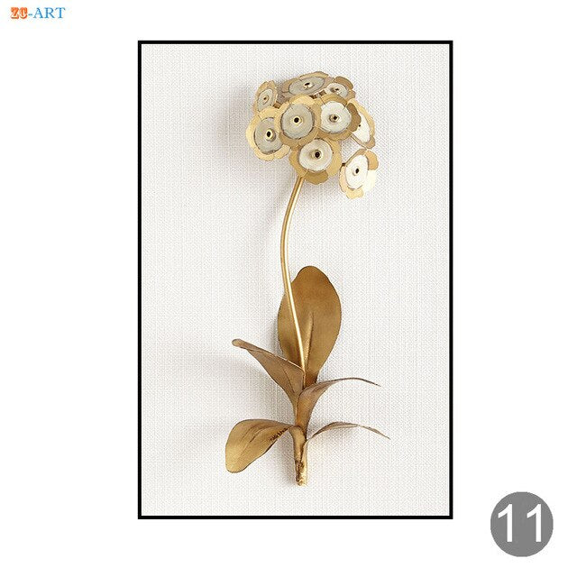 Minimalist Canvas Painting Prints Flower Poster