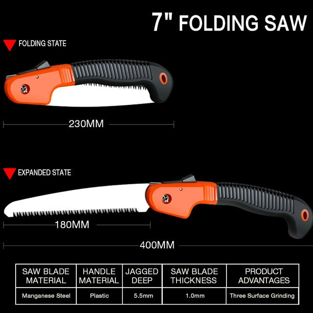 Folding Hacksaw Blade Three-Side Grinding Saw