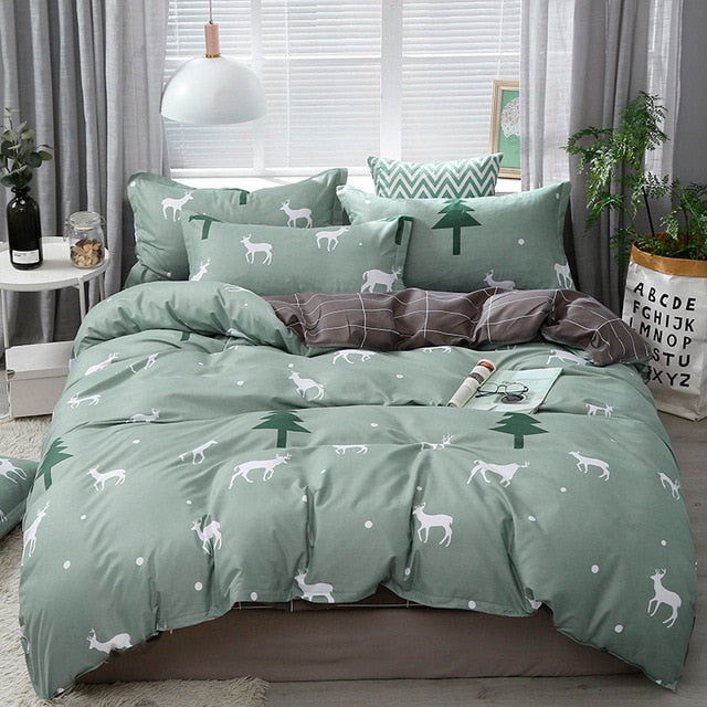 Home Textile Lattice Duvet Cover