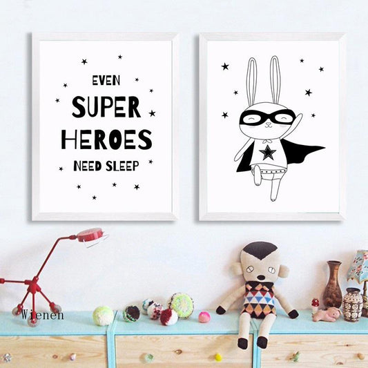 Superheroes Canvas Painting Posters