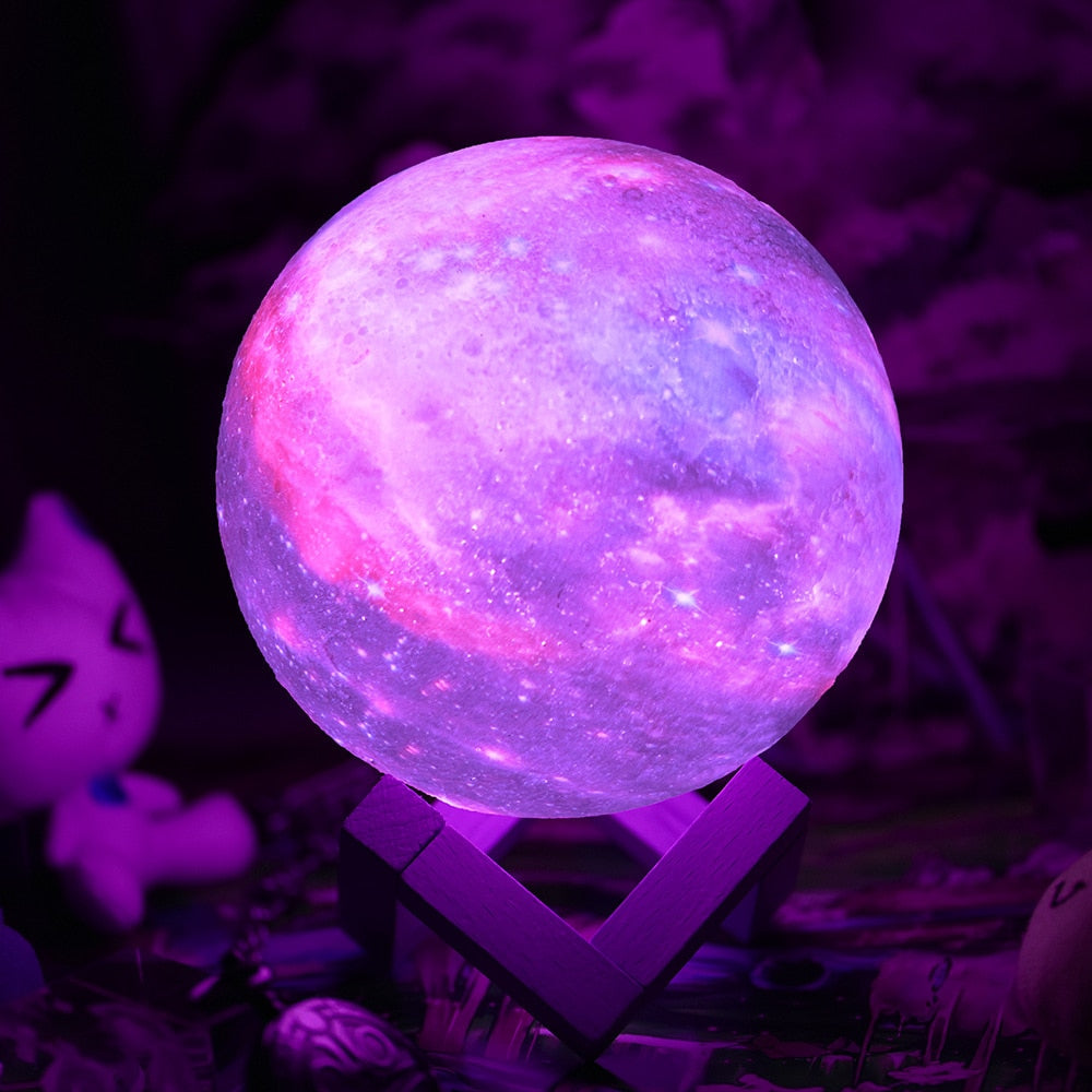 3D Print Star Moon Lamp Night Light