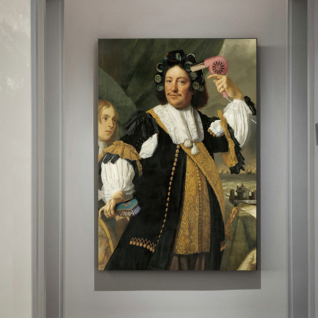 Classical European Oil Woman Canvas