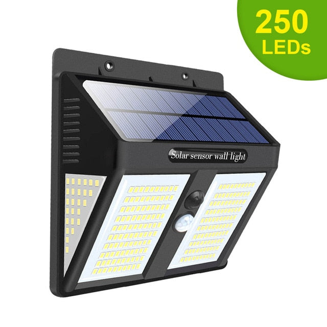 Solar Led Outdoor Security Lights 2200mAh