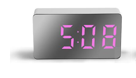 Mini Desk Alarm Clock Digital Mirror
