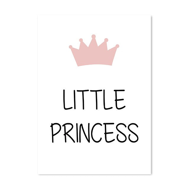 Little Princess Ballerina Canvas Poster