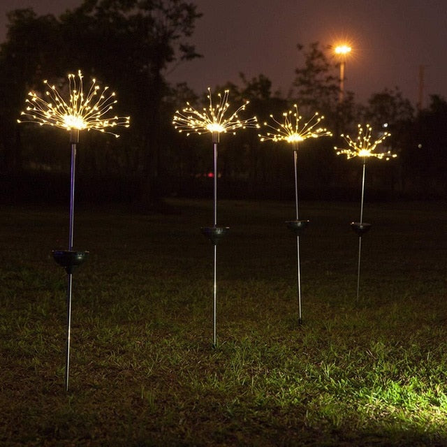 Grass Globe Dandelion Flash String Lights
