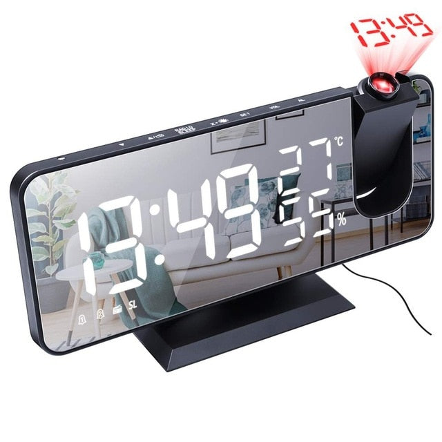 LED Digital Alarm Clock Watch Table Electronic Desktop