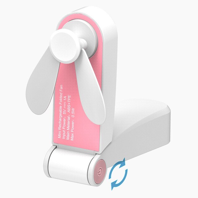 Mini Fold Fan Small Air Cooler Portable Hold Small Air Cooler