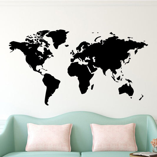 Wall Sticker Decal World Map