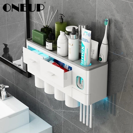 Toothbrush Holder Automatic Dispenser