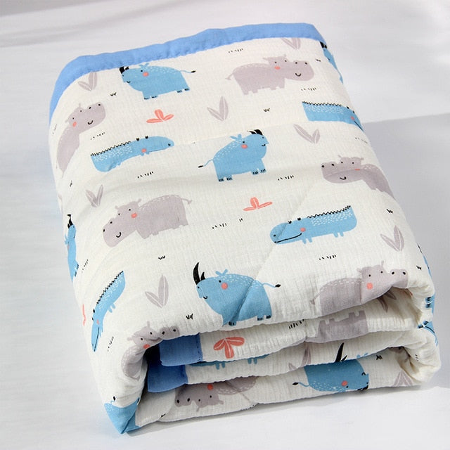 Quilt Warm Padded Cotton Blanket Newborn