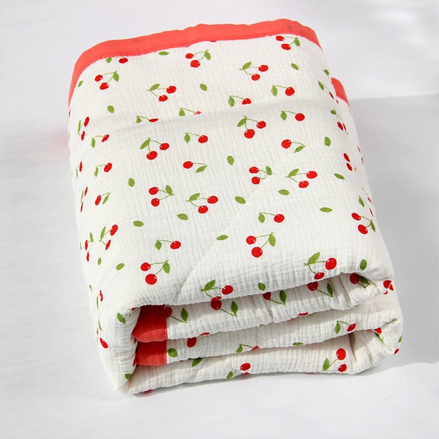 Quilt Warm Padded Cotton Blanket Newborn