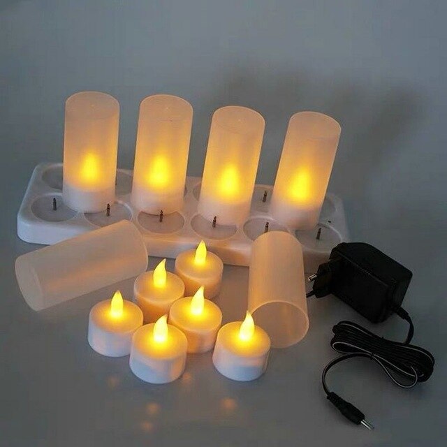 Rechargeable Flickering TeaLight Led Candle