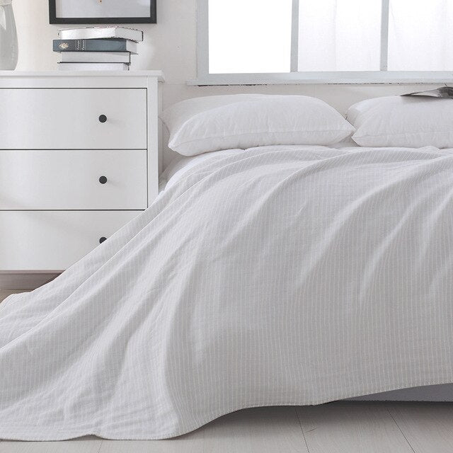 Four-Layers Gauze Home Throw Blanket