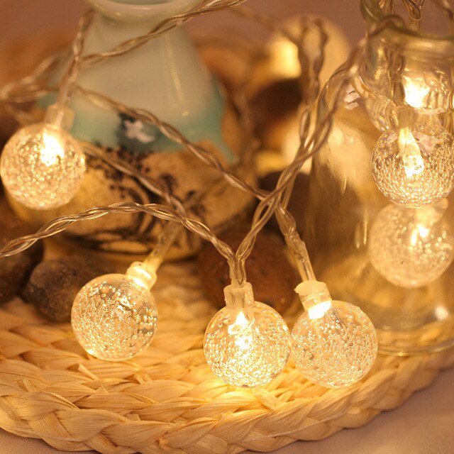 LEDS Crystal ball String Fairy Lights