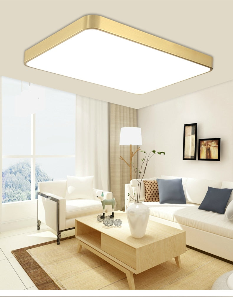 LED ceiling light board living room square lamp