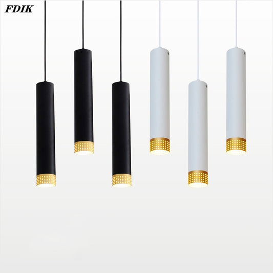 Cylinder Dimmable LED Pendant Lights