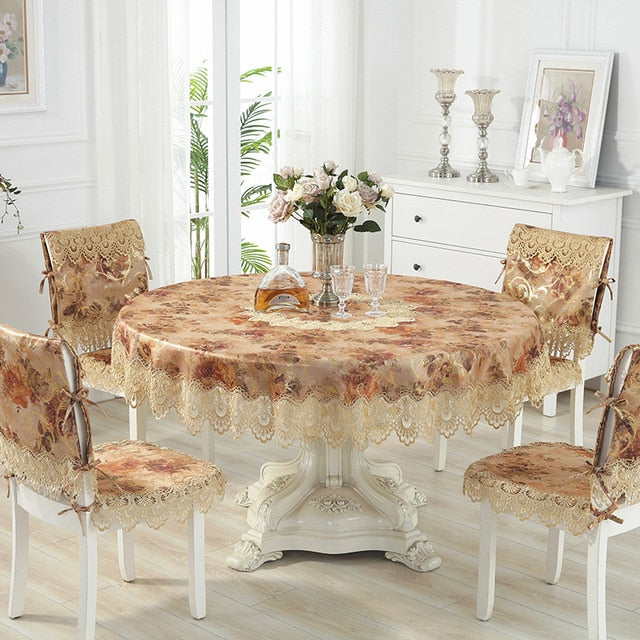 Round Tablecloth Pastoral table cover