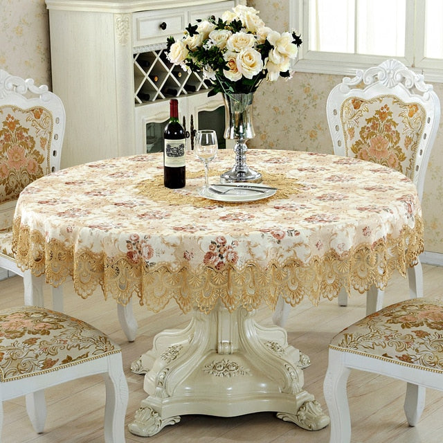 Round Tablecloth Pastoral table cover