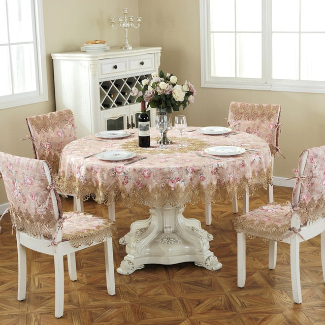 Round Tablecloth Pastoral table cover