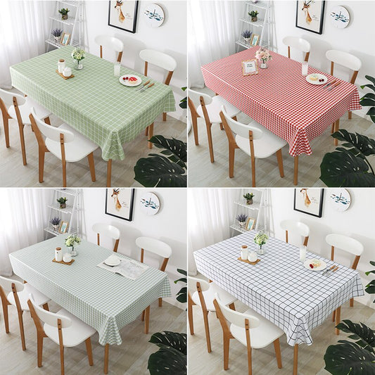 Coffee Table PVC Plaids Tablecloths Oilcloth