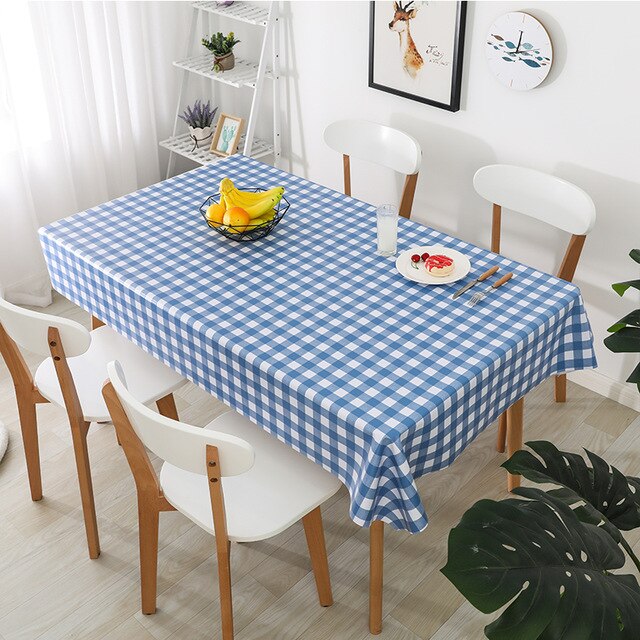 Coffee Table PVC Plaids Tablecloths Oilcloth