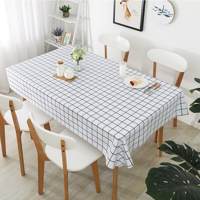 Coffee Table PVC Plaids Tablecloths Oilcloth