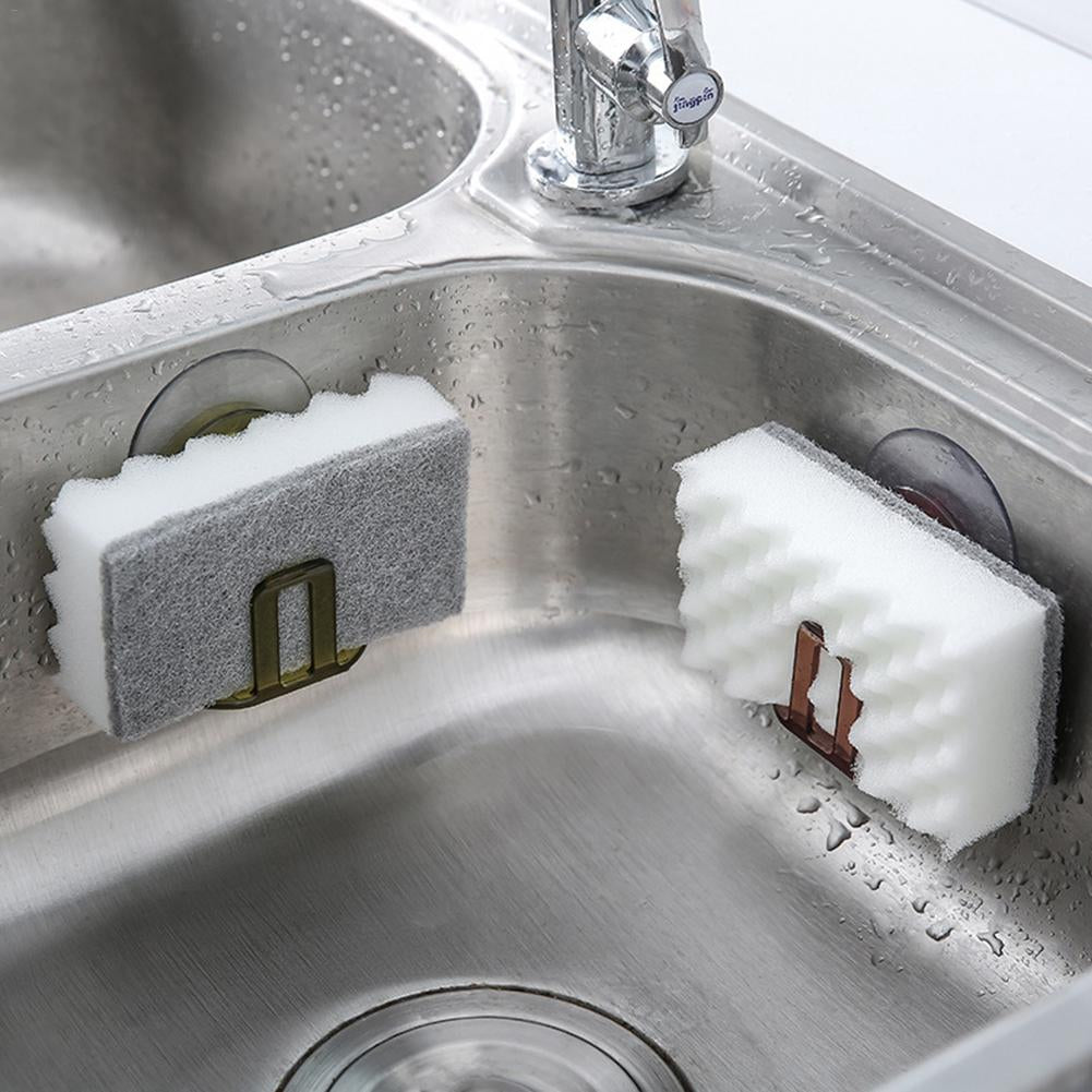 Kitchen Suction Cup Sponge Holder Sink Drain