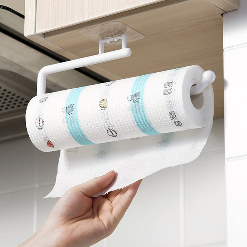 Kitchen Paper Roll Holder Towel Hanger Rack