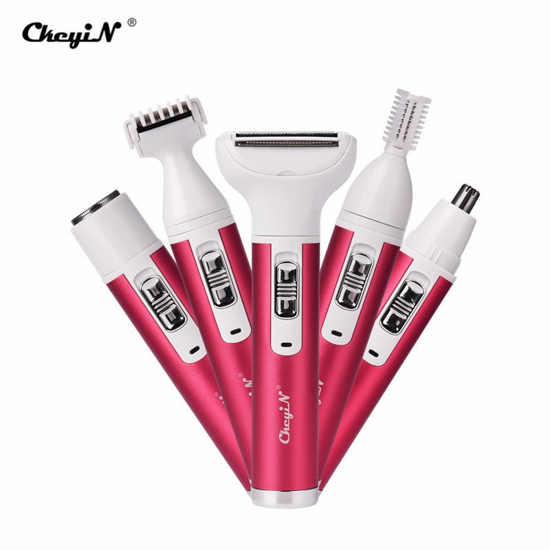 5 in 1 Electric Hair Remover Rechargeable Lady Shaver