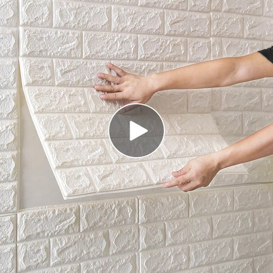 3D Wall Stickers Self Adhesive Foam Brick