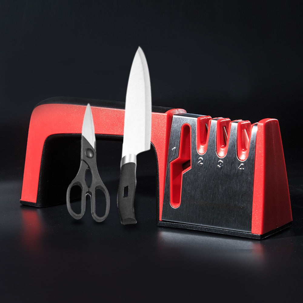 4in1 Sharpener Ceramic Kitchen Knife
